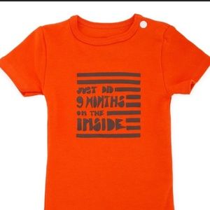 Funny baby Onesie "I Just did 9 Months"